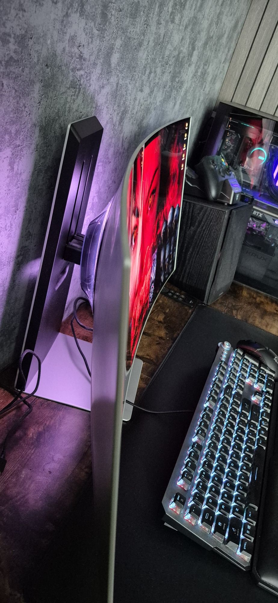 Zestaw Komputerowy dla gracza. I7 14700k RTX 4070TI monitor OLED