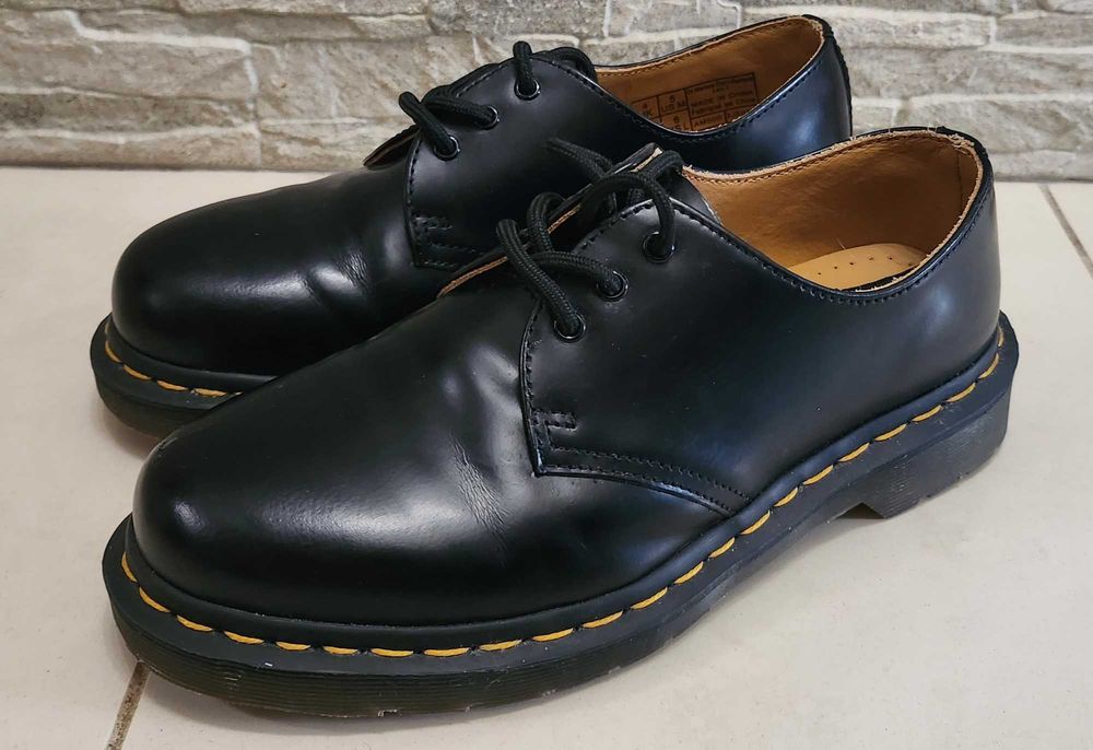 Martens model 1461 black smooth glany roz. 37