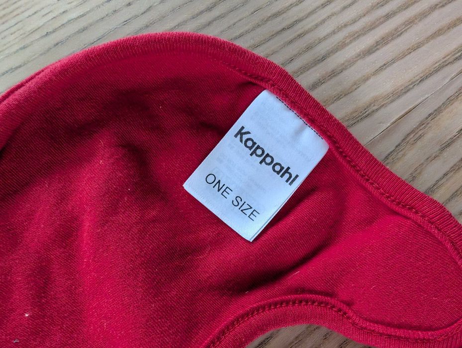 Śliniaczek czerwony Kappahl My First X-mas świąteczny