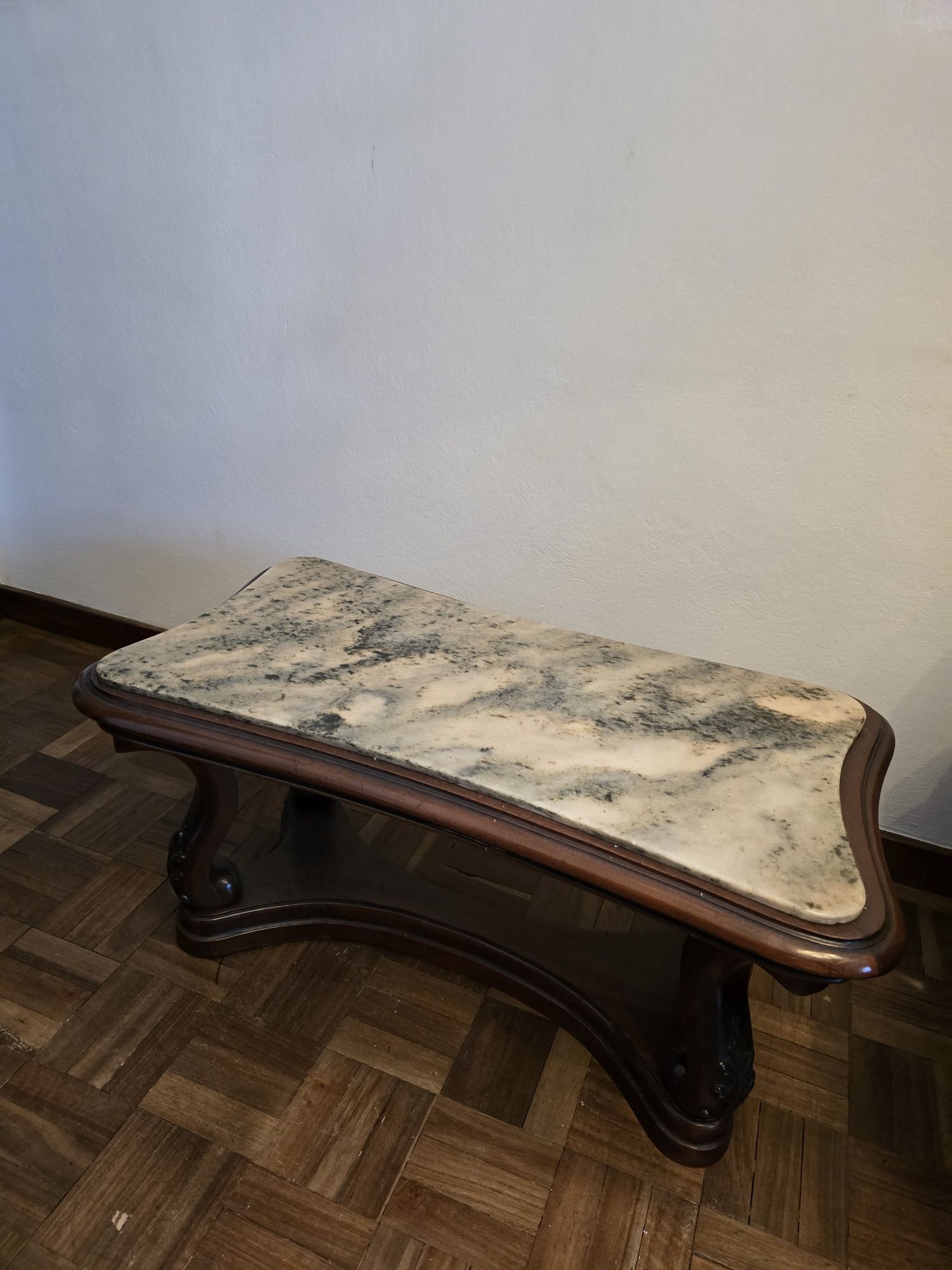 Mesa de Centro de Sala com pedra mármore