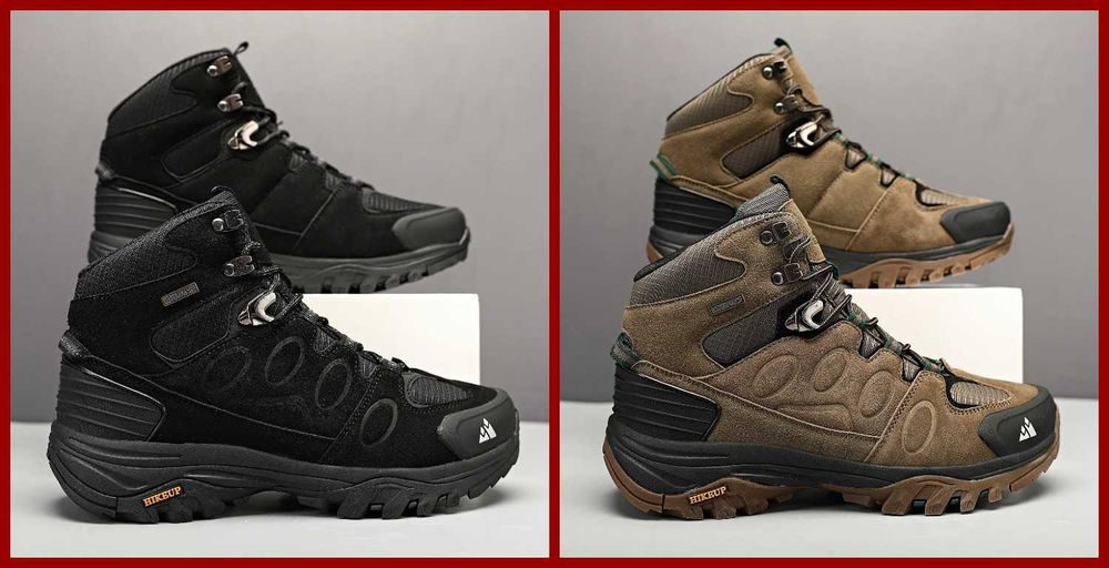 Новые мужские трекинговые ботинки HikeUp (замша, еврозима). Уценка!