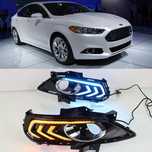 Противотуманная фара Дхо Ford Fusion Заглушка бампер.Накладка Форд Drl