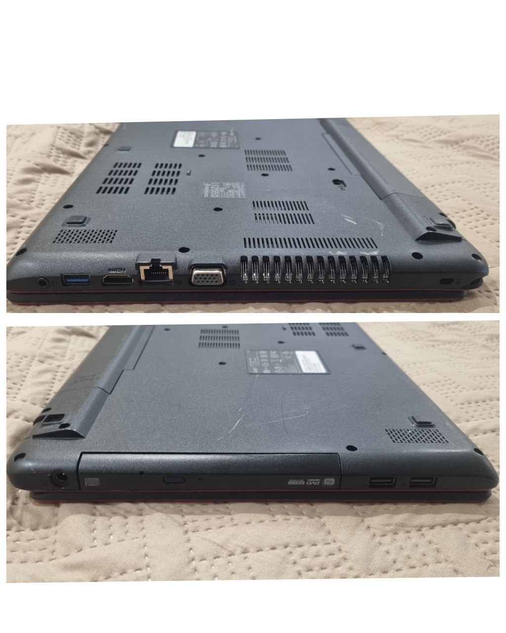 Acer e5-521/amd e2-6110/4×1,5/ram8/ssd128/Radeon R2
