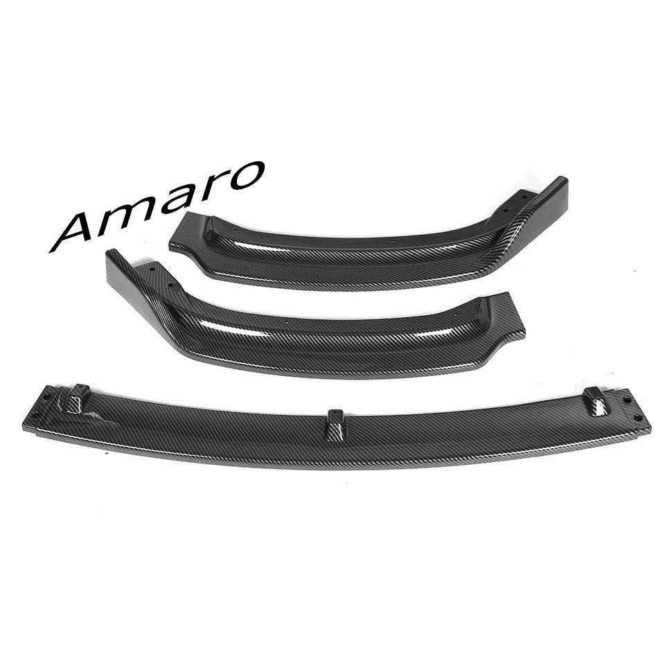 Lip/Spoiler Frontal em Look Carbono Glossy (BMW F30, F35)| NOVO