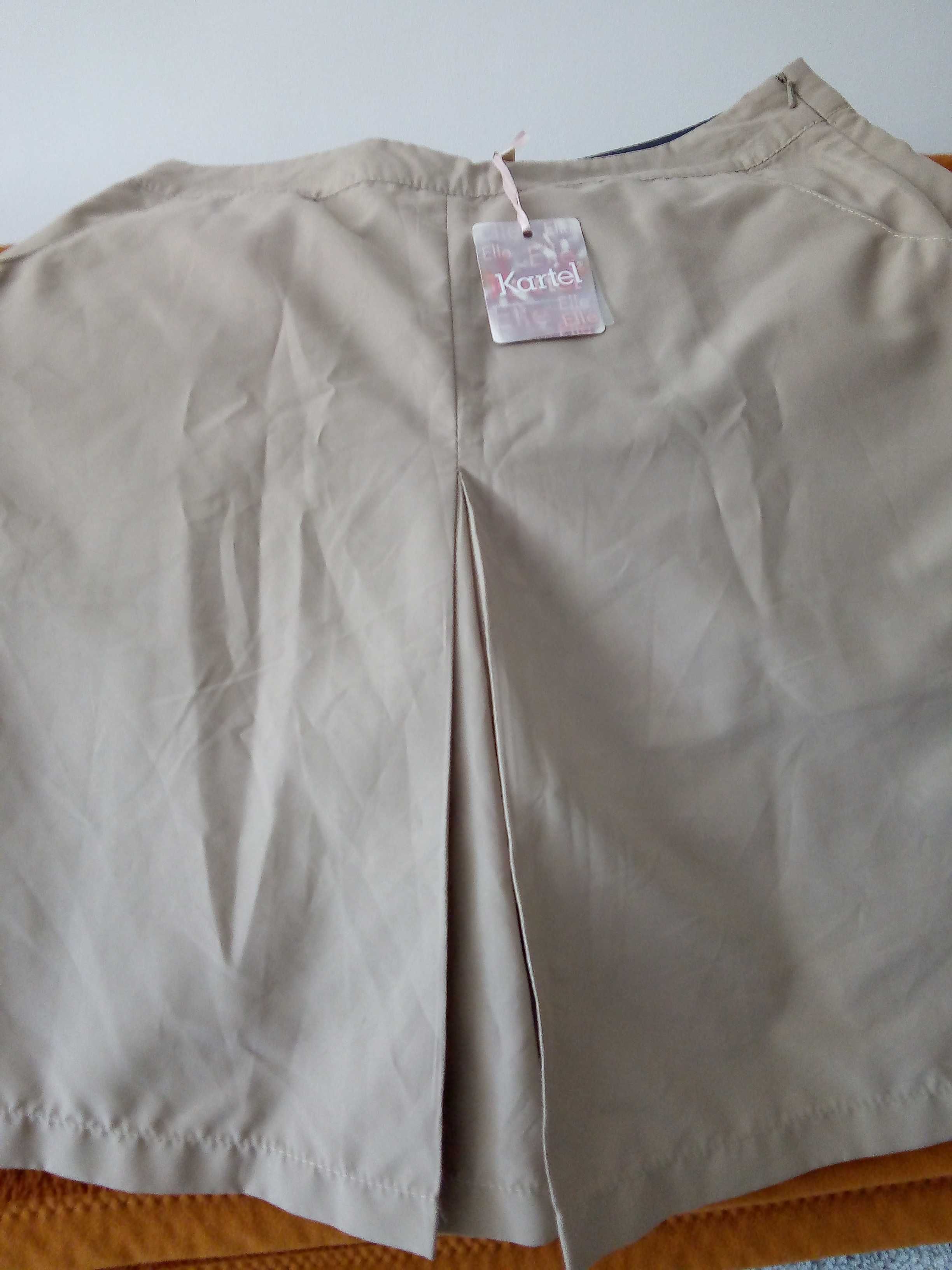 Spódnico-spodnie nowe beżowe Kartel- M