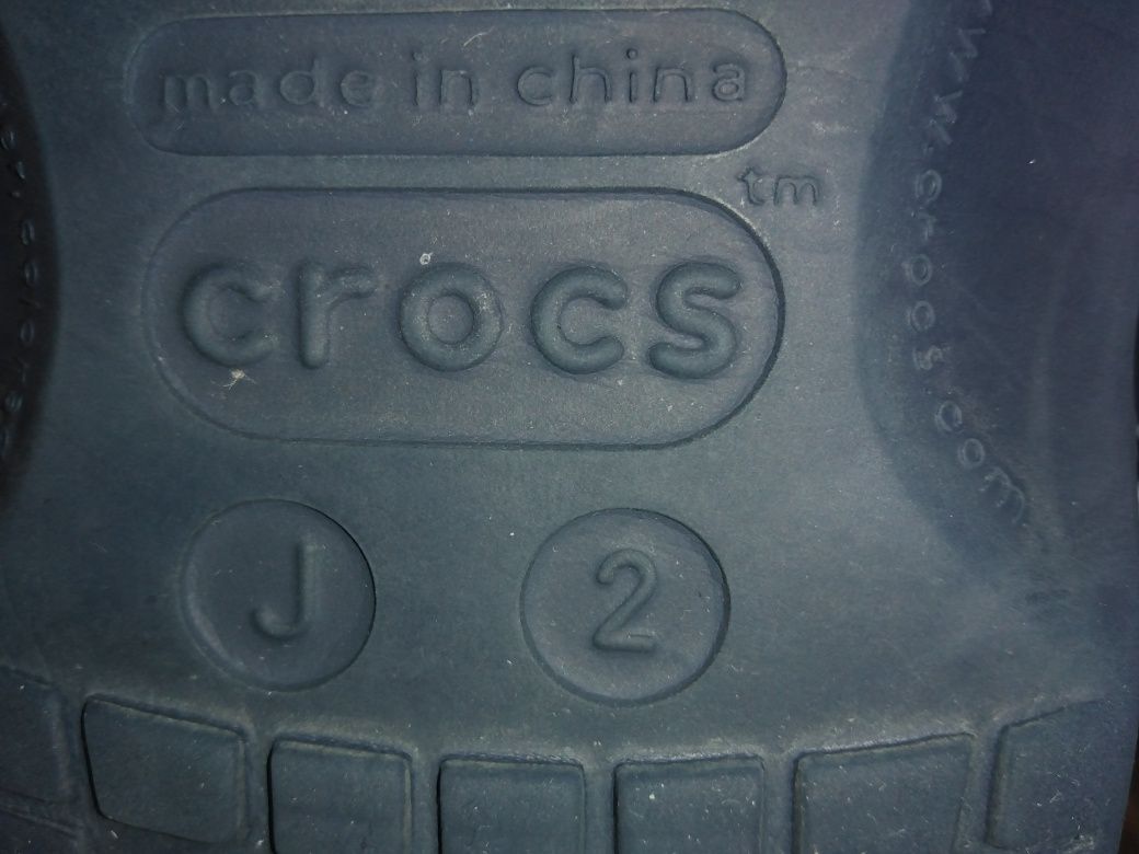 Crocs J2 33 34 klapki