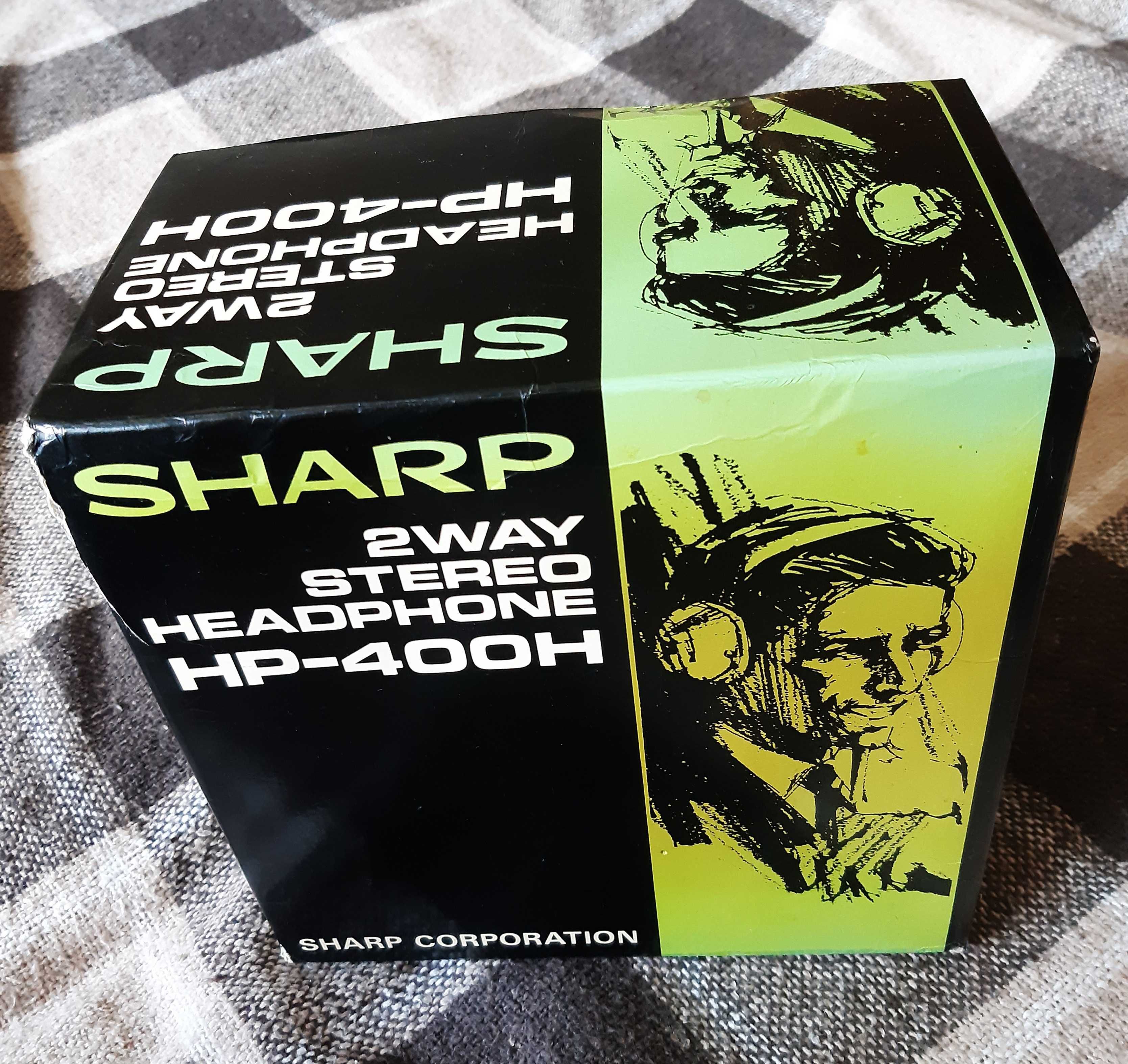 Sharp HP-400H 2way HeadPhones, 1973, made in Japan