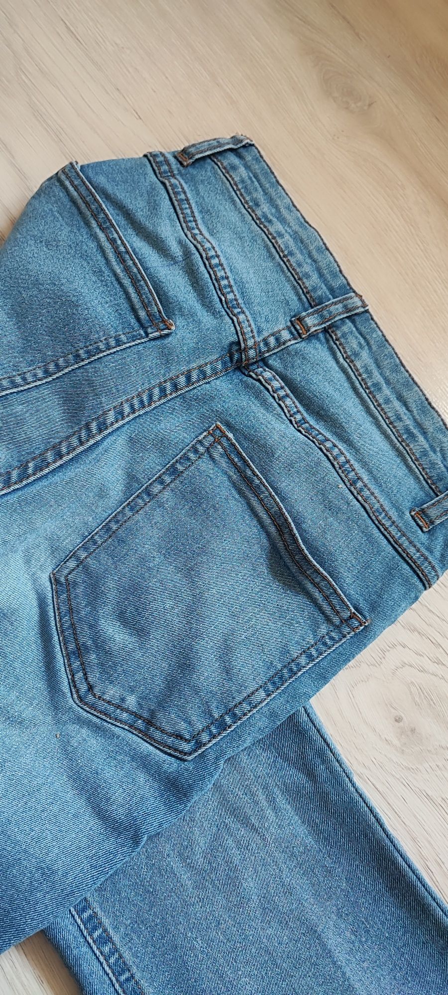 Spodnie jeansowe dzwony flare niebieskie House XS