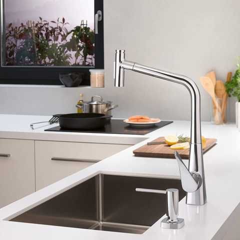 змішувач з  розпилювачем Bateria Metris Select M71 Hansgrohe 73820000