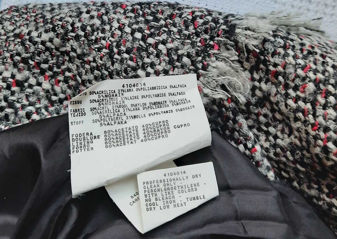 Max Mara Max&Co. Alpaca Wełna midi spódnica wełniana alpaka S S/M