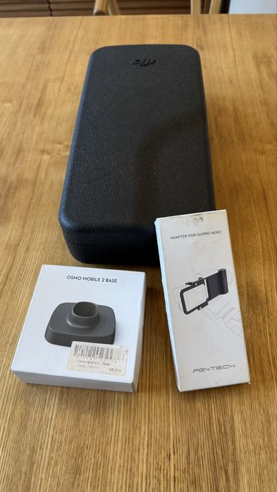 DJI Osmo Mobile 2. Como novo, mais base e adaptador gopro