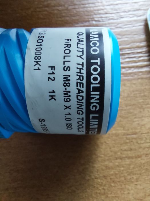 Namco tooling limited. Walce do gwintów M8-M9 X 1.0 ISO