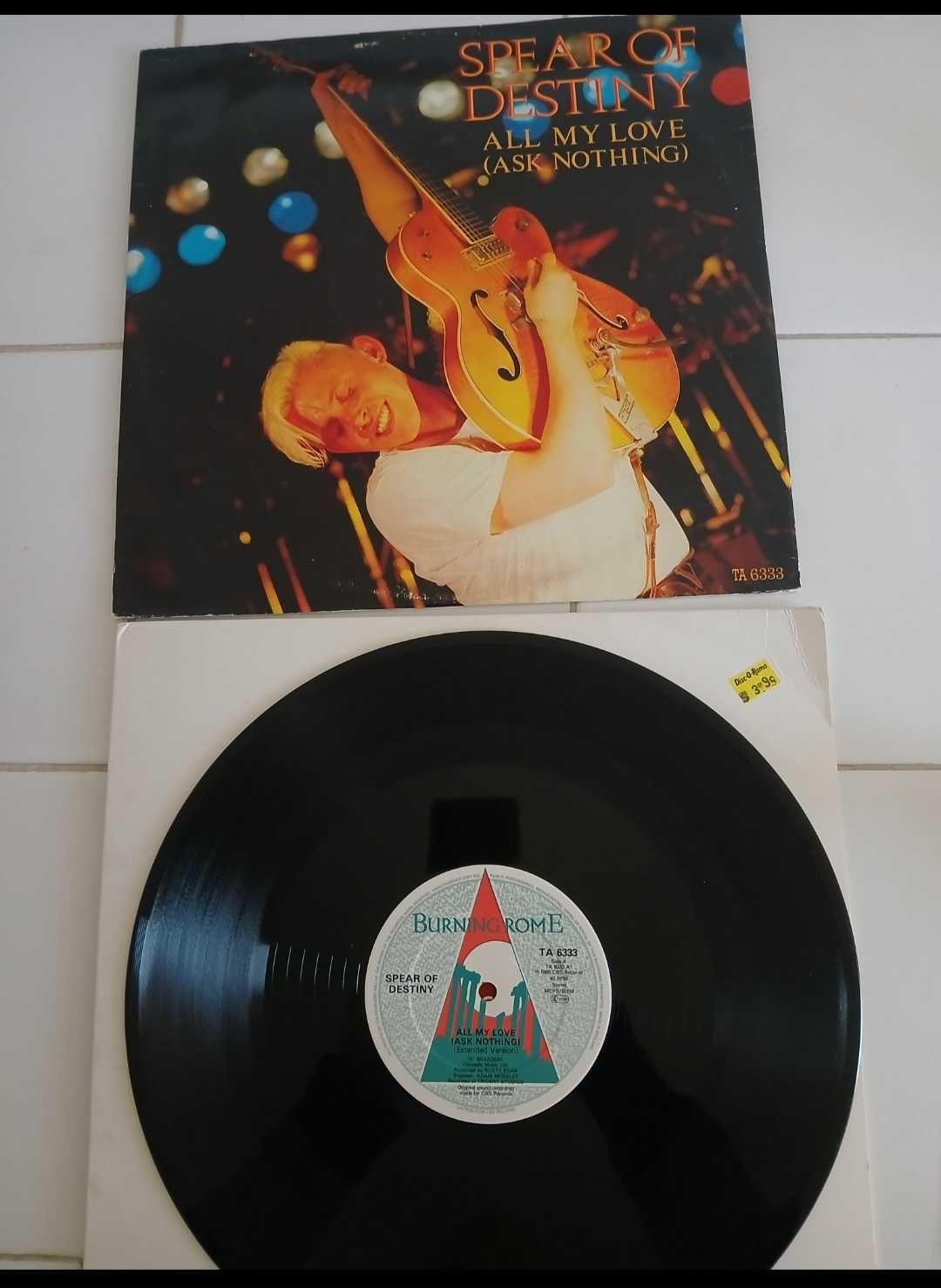 Spear Of Destiny - All My Love (Ask Nothing)  12"
