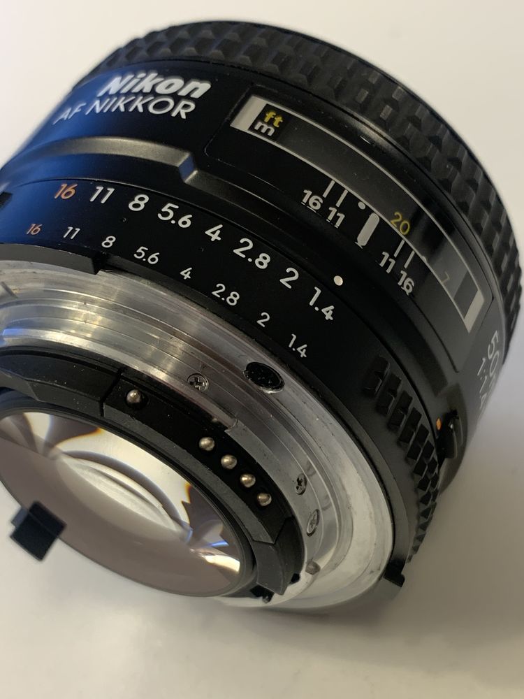 Nikon Nikkor AF 50mm 1.4 D objetiva FX Full frame