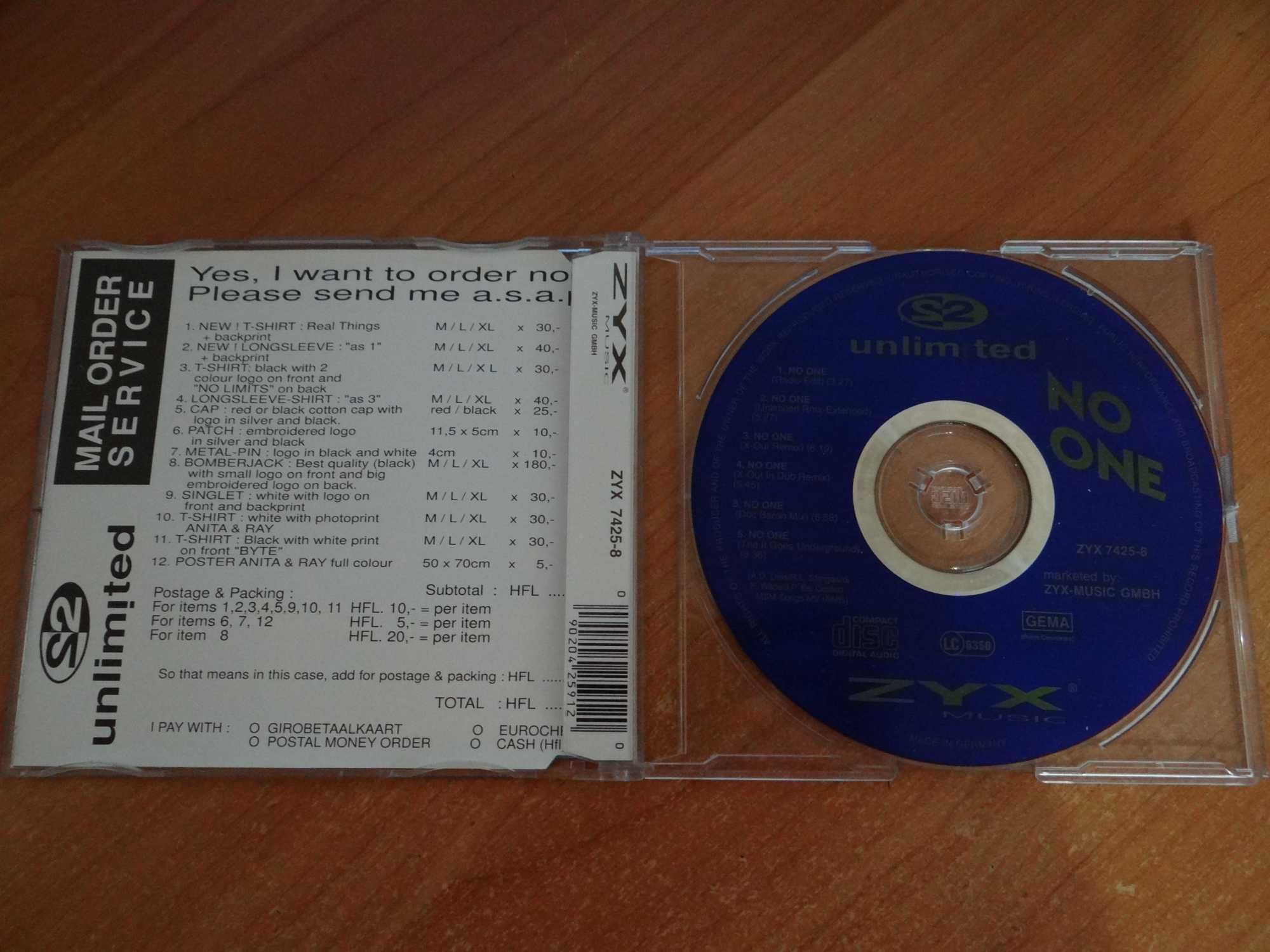 2 unlimited – No one Audio CD диск фирменный