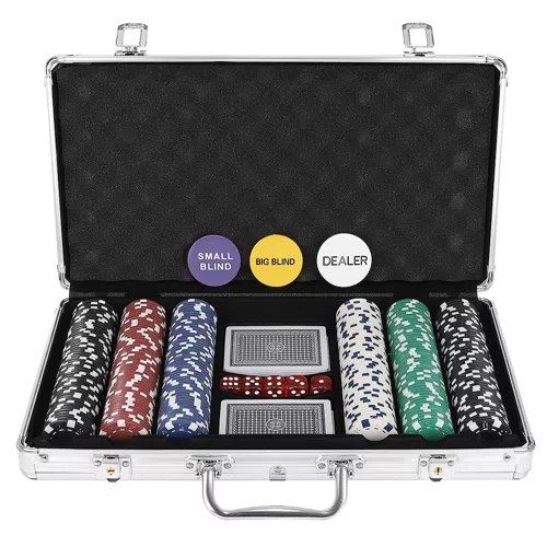 5w1 Poker - zestaw 300 żetonów w walizce HQ 23528  pokera Karty