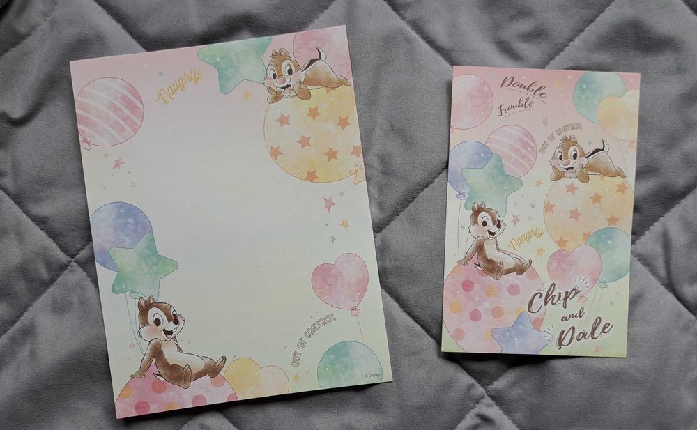 Papeteria Disney Chip and Dale