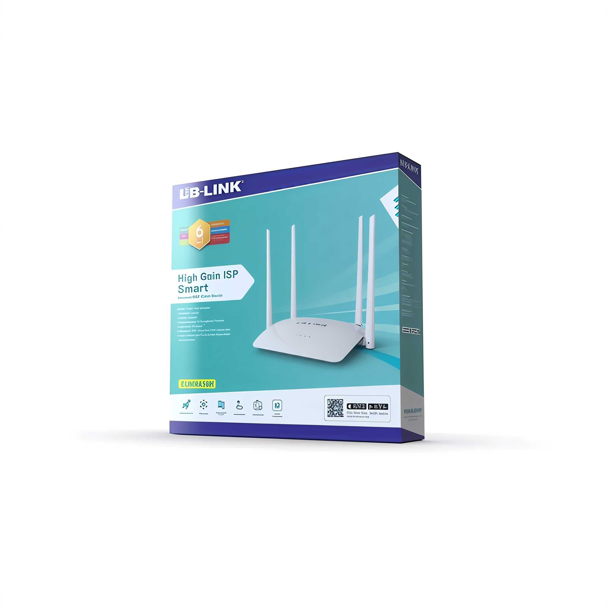 Роутер WiFi LB-Link BL-WR450H 2.4GHz 300Mbps Маршрутизатор вай фай