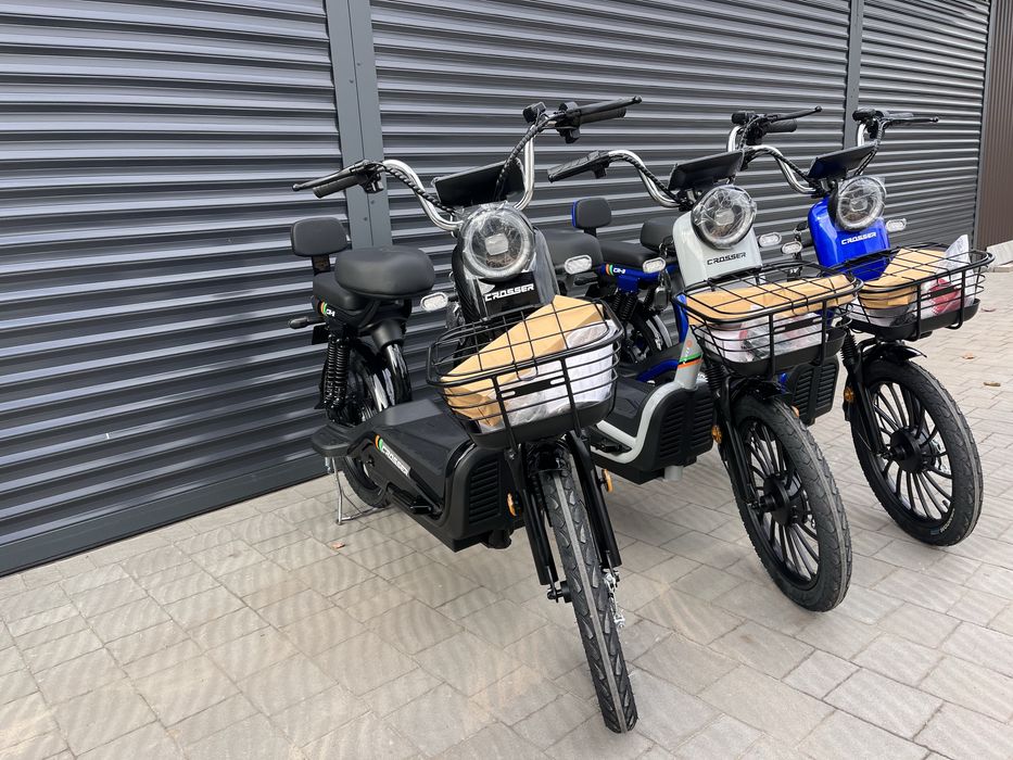 Найкраща ціна‼️електровелосипедCrosser cr3 60/25а-1000W