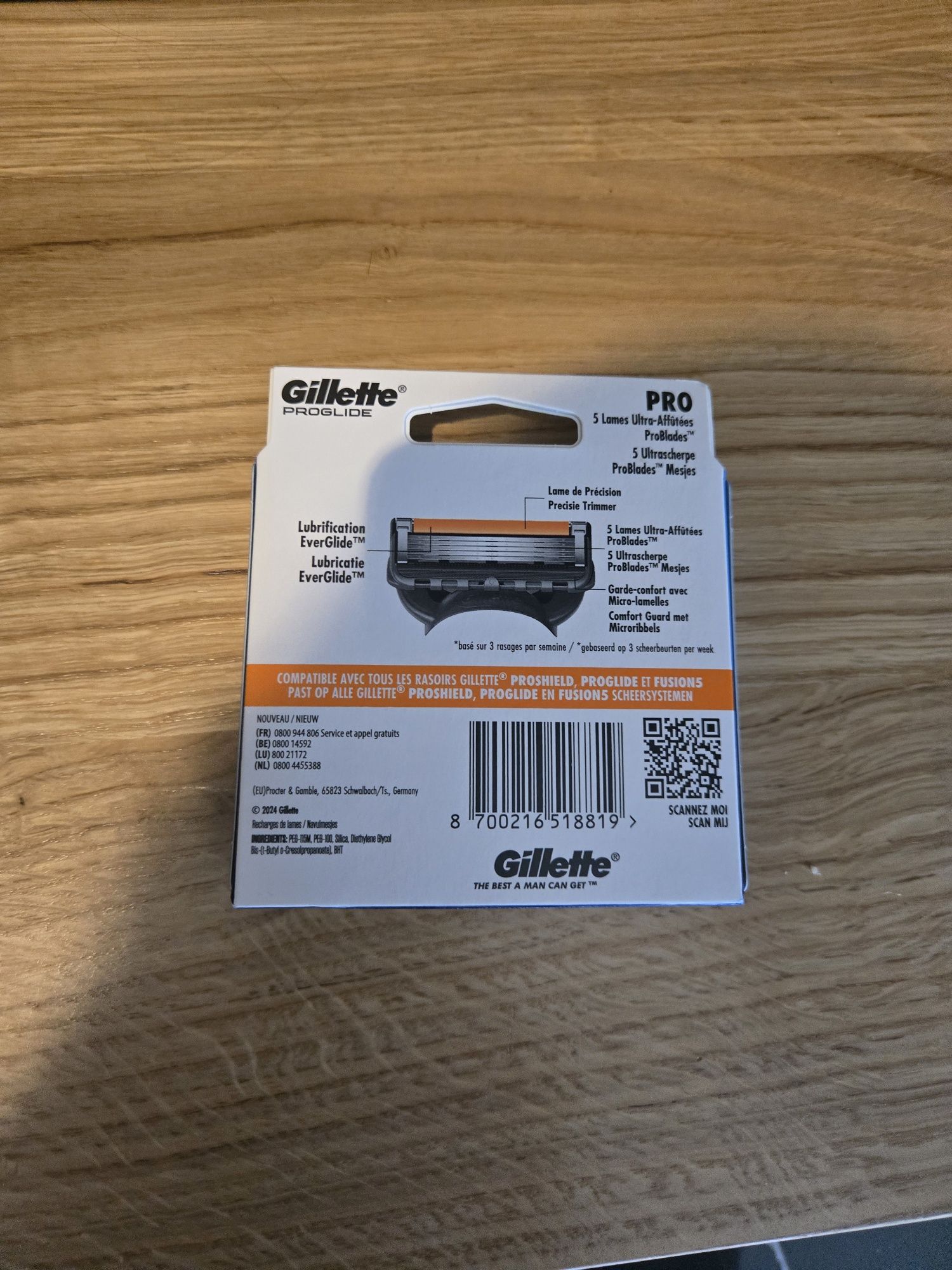 Wkłady Gillette ProGlide 8szt.
