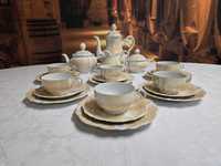 Porcelanowy serwis kawowo-herbaciany dla 6 osób firmy STP