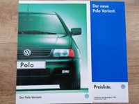 Prospekt VW Polo Variant