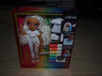 Mga Rainbow High Color & Create lalka fioletowe oczy nowa!!