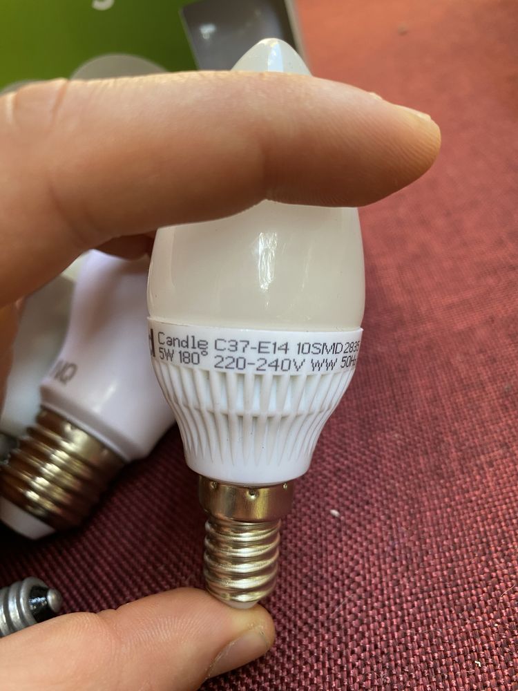 Żarówki e27 e14 led