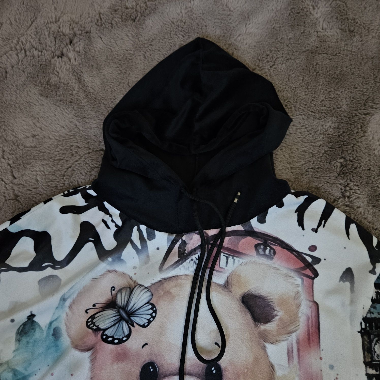 Nowa bluza welurowa 36-38-40 miś