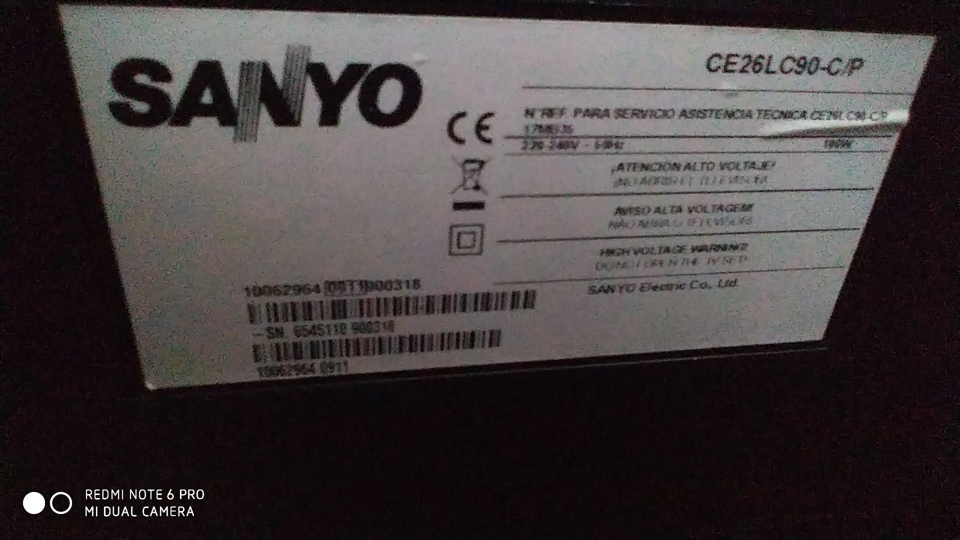 TV LCD sanyo