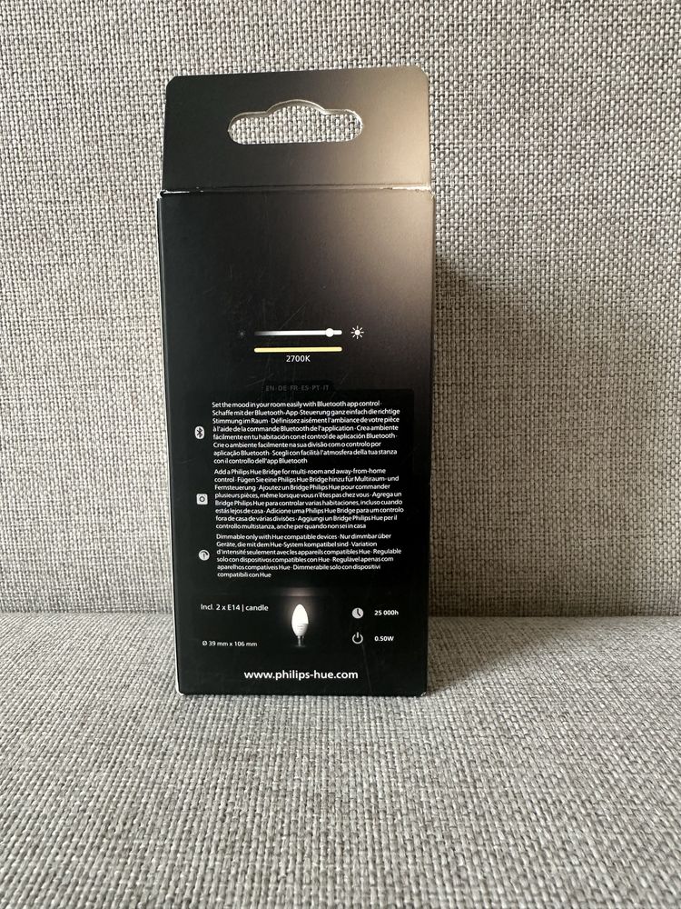 Philips hue 470 White - dwie żarówki e14