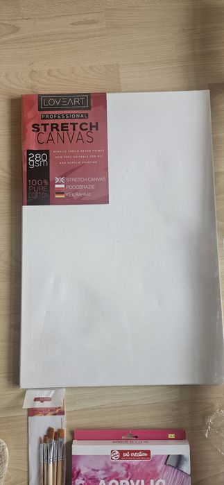 Zestaw malarza/sztaluga z akcesoriami