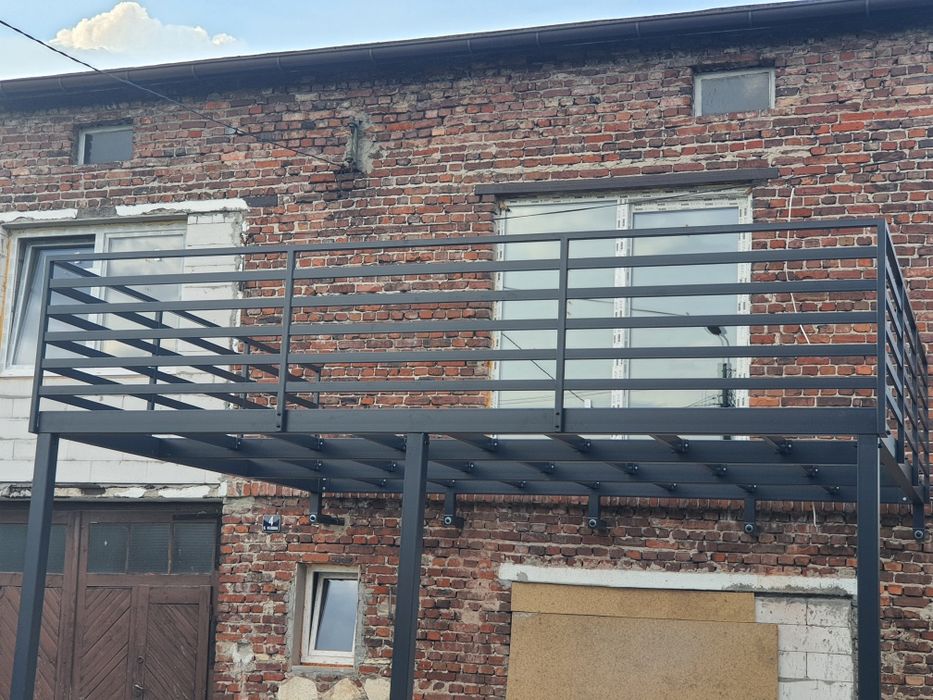 Taras stalowy zewnętrzny ocynk ogniowy