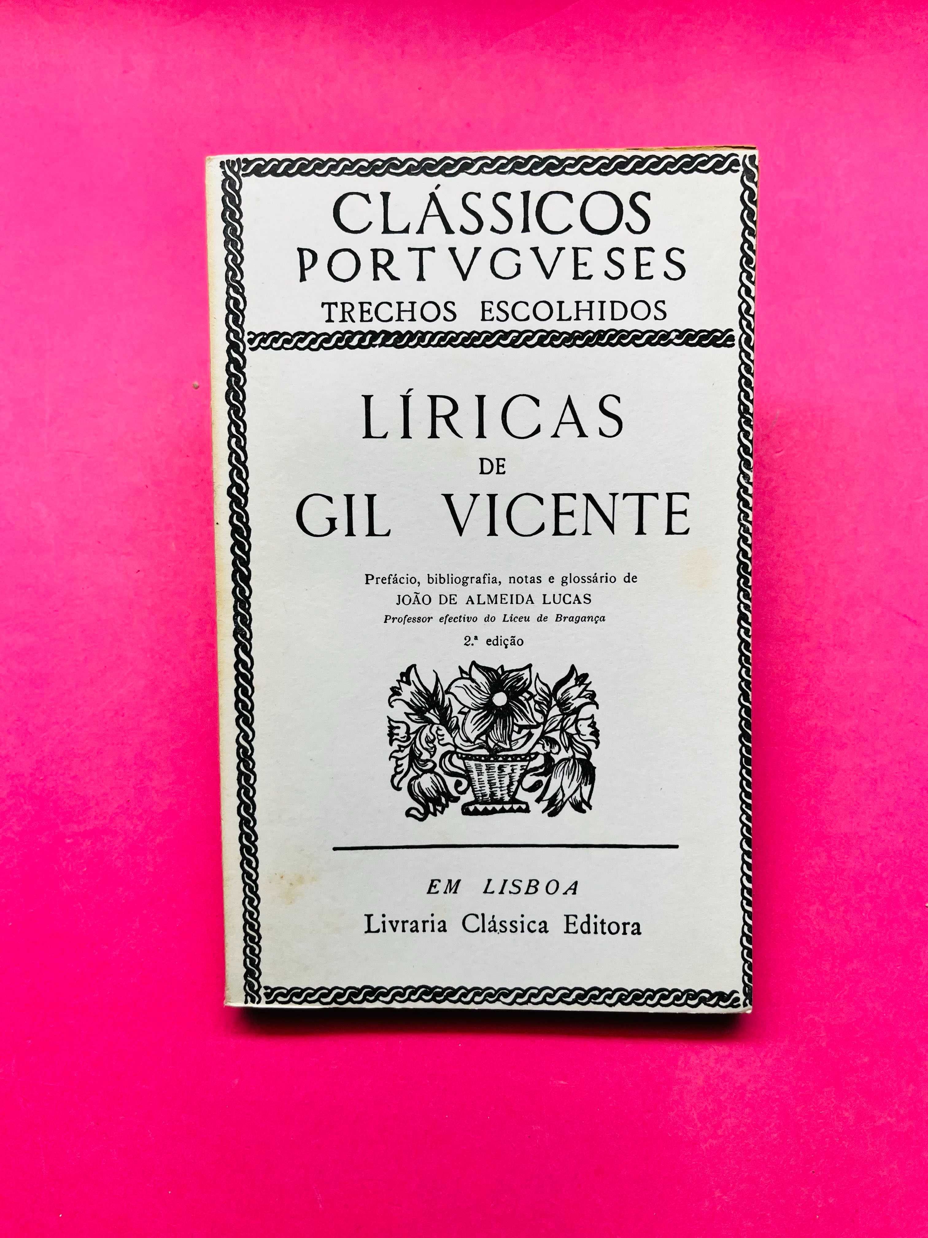 Liricas de Gil Vicente - Clássicos Portugueses