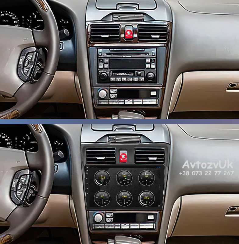 Магнитола MAXIMA Nissan CEFIRO Максима ELGRAND QUEST Квест Android 14