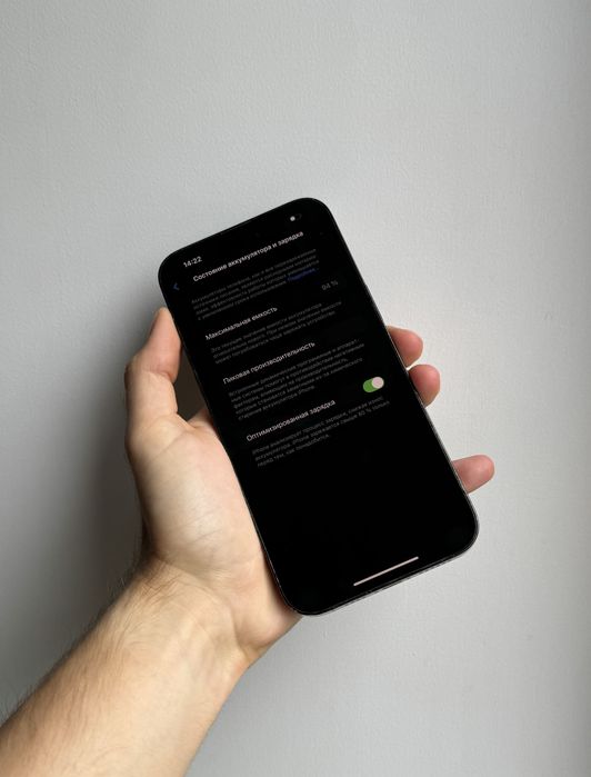 iPhone 14 Pro Max 128 Gb Space Black Neverlock АКБ 94% Физ Сим