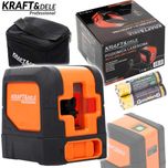 KRAFT&DELE Laser Krzyżowy Poziomica Laserowa Zielony + Uchwyt