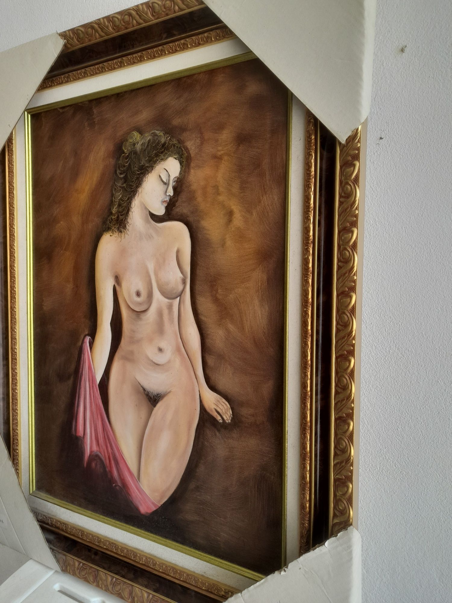 Quadro nudez mulher  0,90×0,70 novo