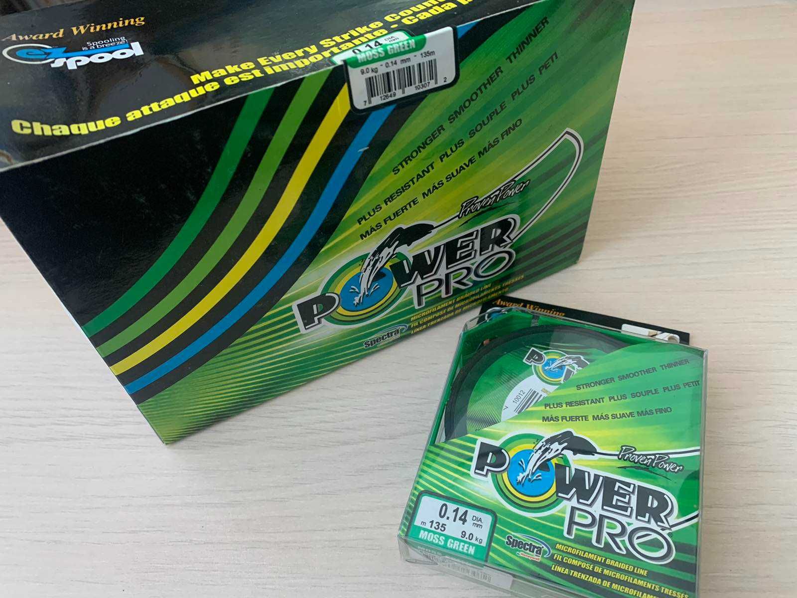 Плетений тонучий шнур для риболовлі Power Pro 135м 0.14мм 9.0kg