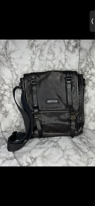 Кожаная сумка через плечо Burberry оригинал винтаж