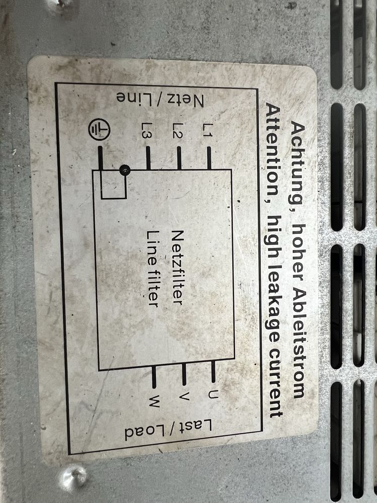 Filtr sieciowy siemens 6SN1111-0AA01-2DA0