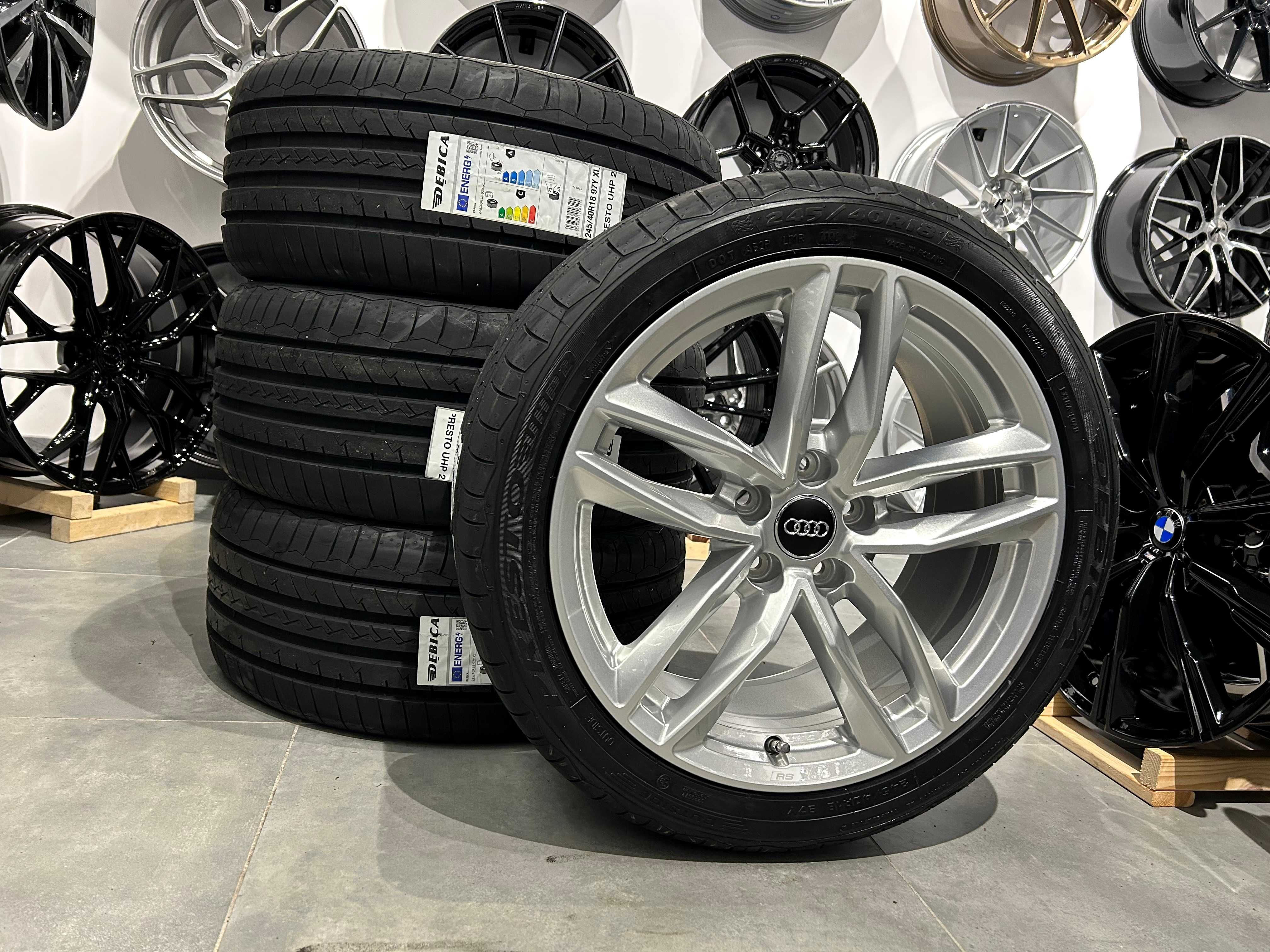 Oryginalne koła letnie 18 5x112 Audi A4 B8 B9 245/40R18 Dębica