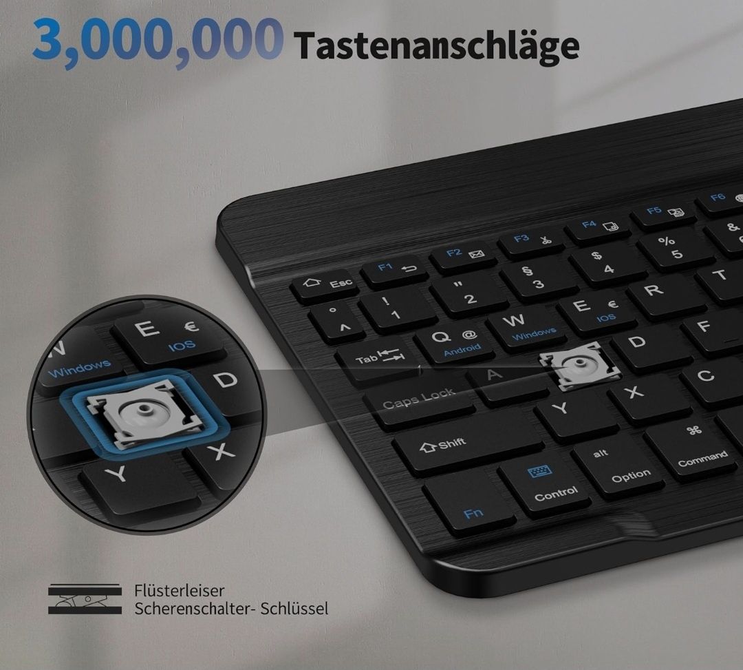 Klawiatura Bluetooth, bezprzewodowa