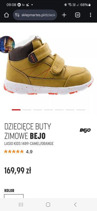 Nowe buty zimowe bejo rozmiar 23