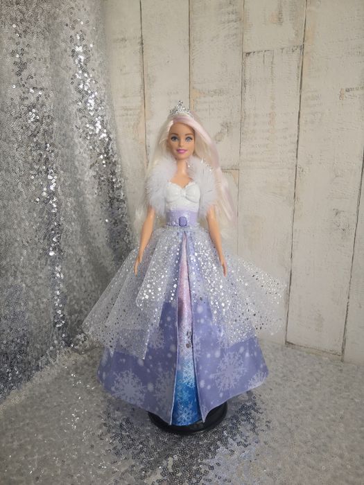 Piękna lalka Barbie - Księżniczka - Lodowa Magia - Mattel
