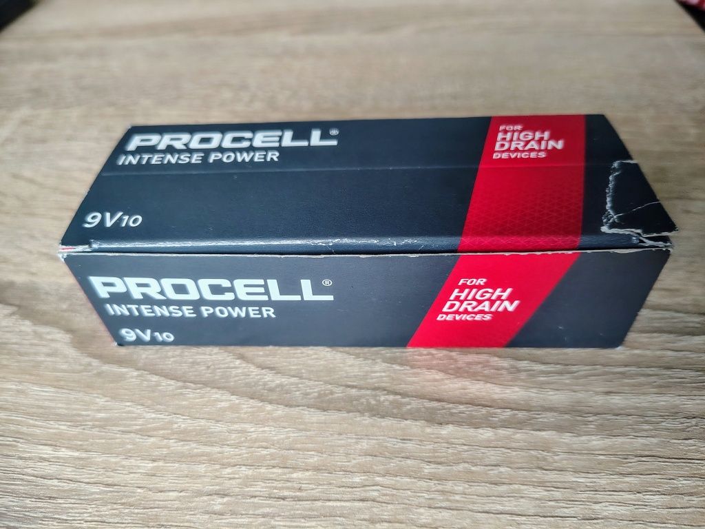 Baterie Duracell PROCELL - 9V/10sztuk. Cena okazyjna - nowe !