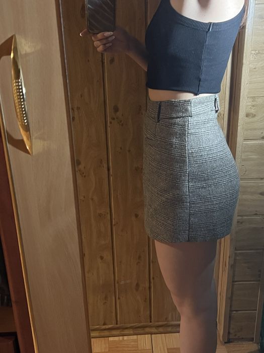 Твідова спідниця-шорти