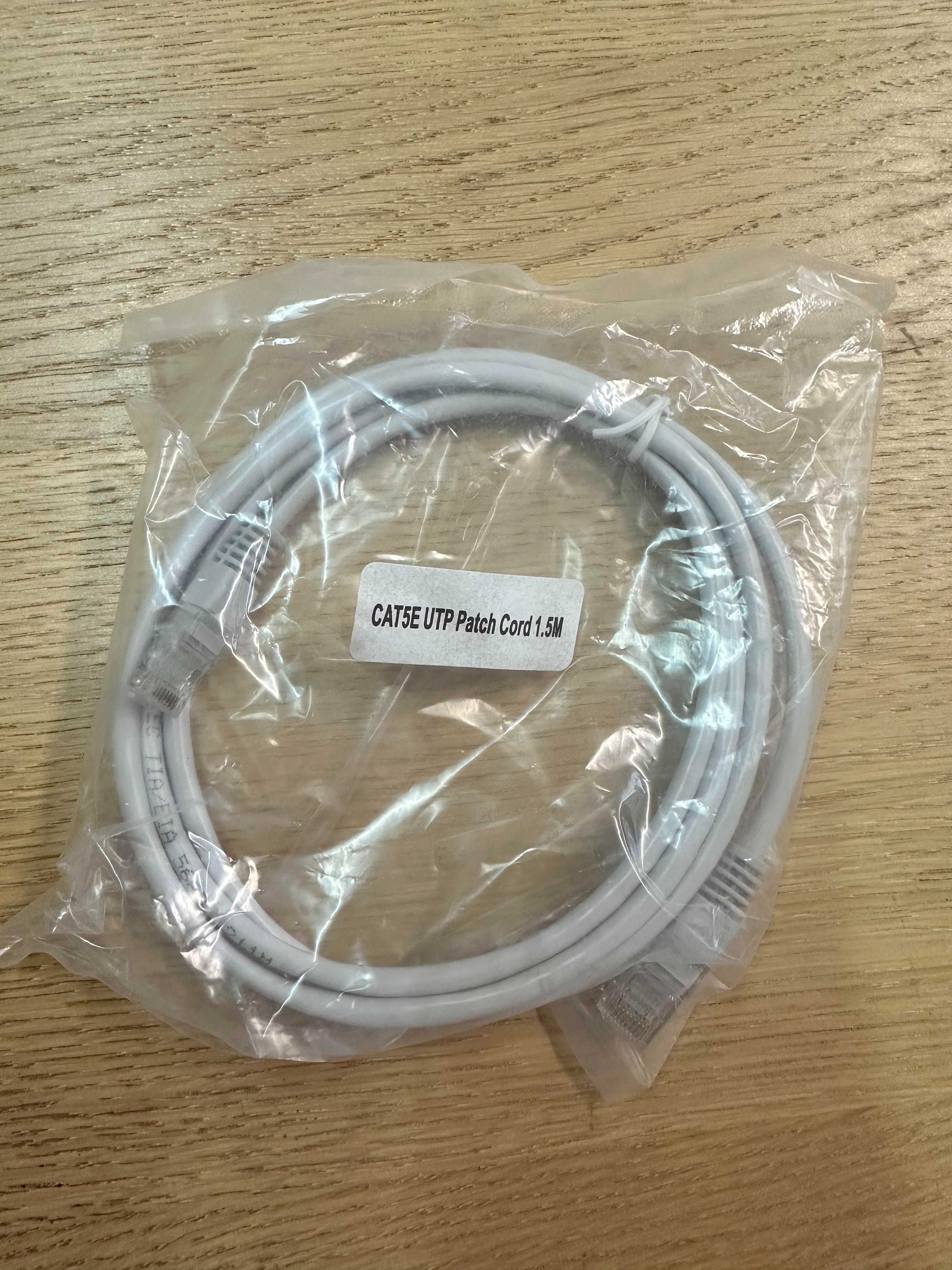 Przewód LAN Patchcord RJ45/1.0-GREY kat.5e UTP szary 1,5m 20 sztuk