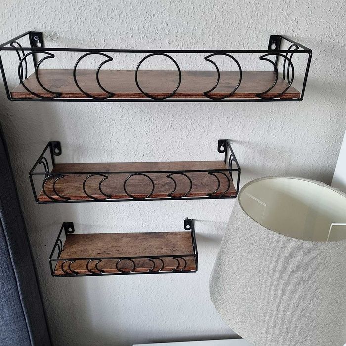 Dekoracja ścienna kwietnik wzór loftowy ażurowy 4 sztuki