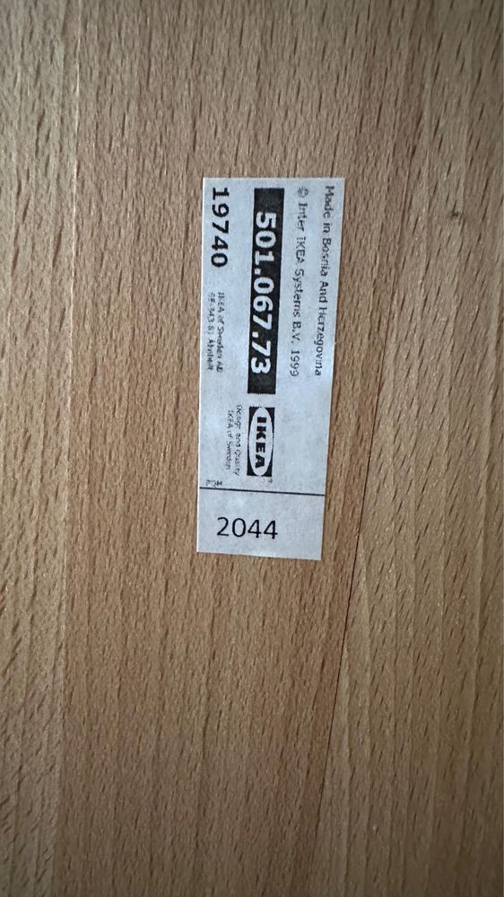 Secretária c/ pernas reguláveis Ikea